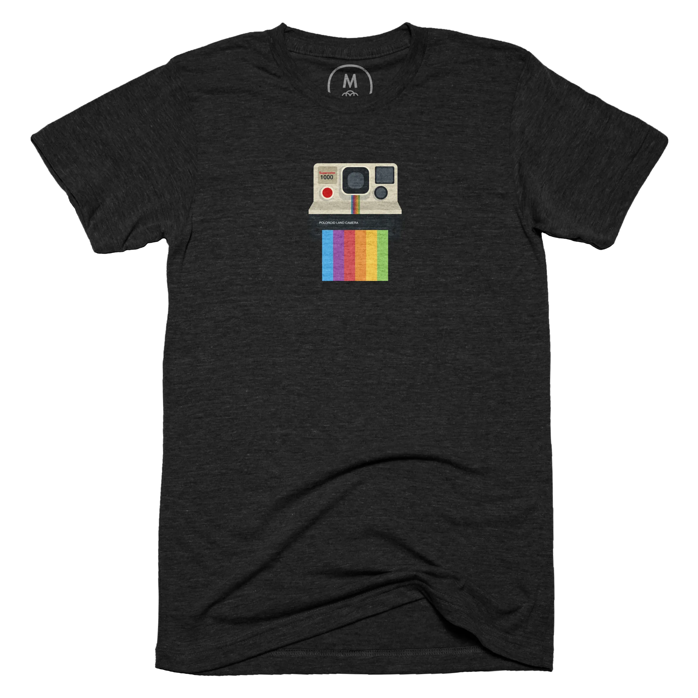 Polaroid vintage old camera minimal graphic tee pullover