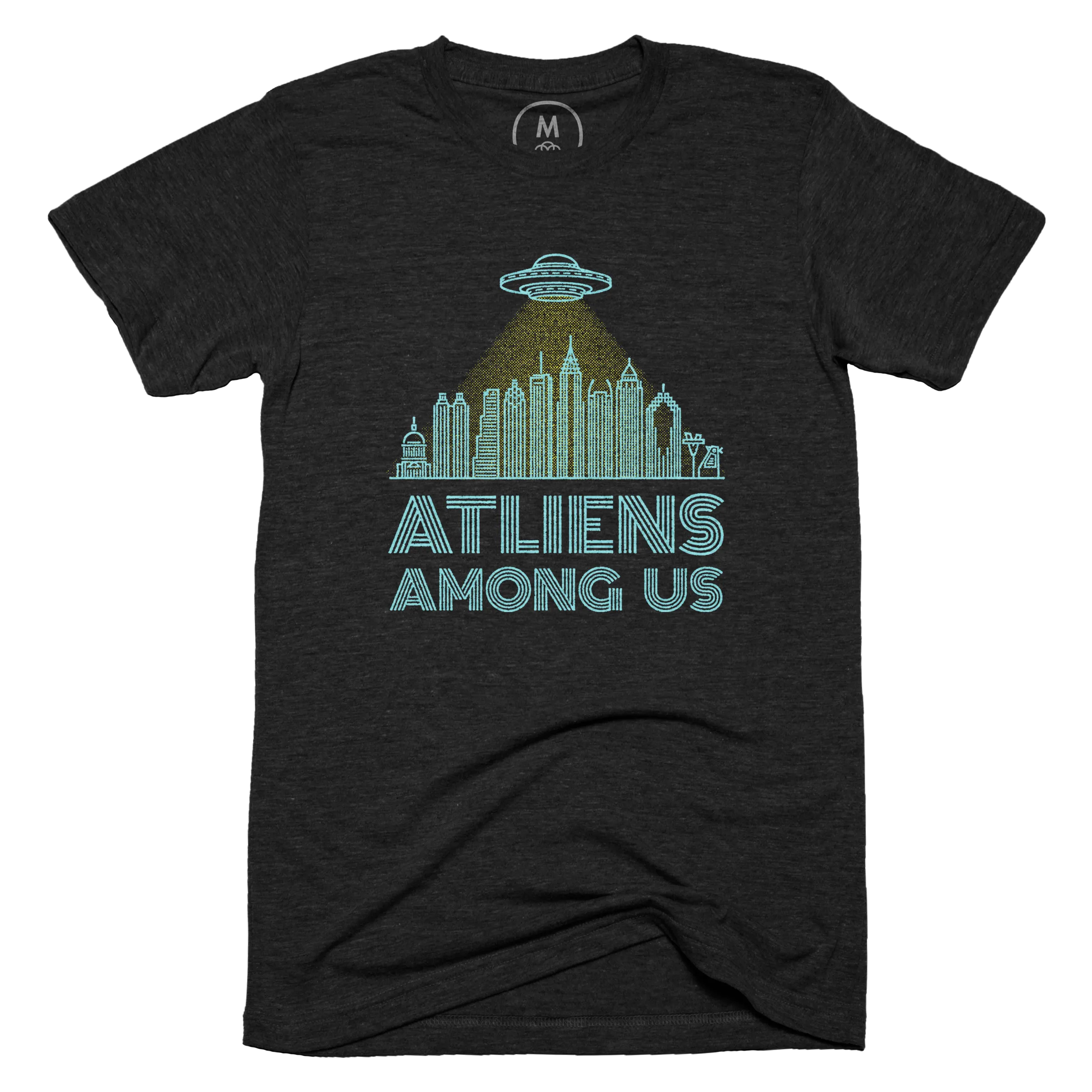 Atliens, Powder Blue - Unisex T Shirt