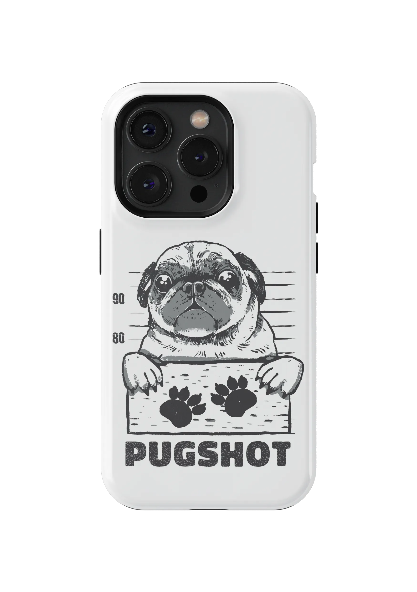 Pug Meme iPhone/Samsung Phone Case” graphic phone case by Cotton Wander.