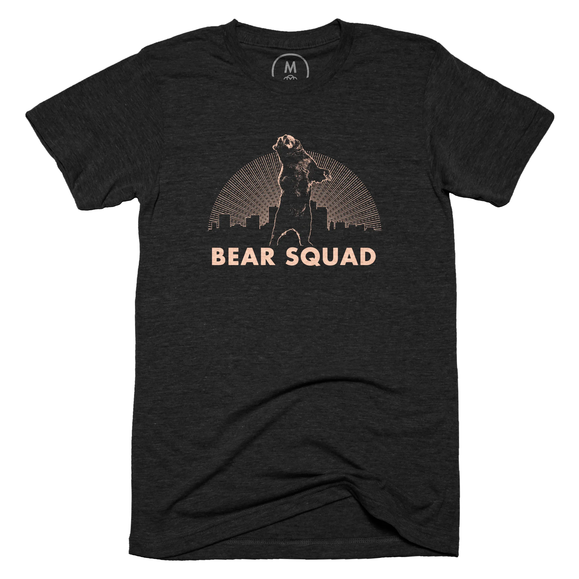 Bear squad” graphic tee, pullover hoodie, tank, onesie, pullover crewneck,  and long sleeve tee by Nikki Thayer.