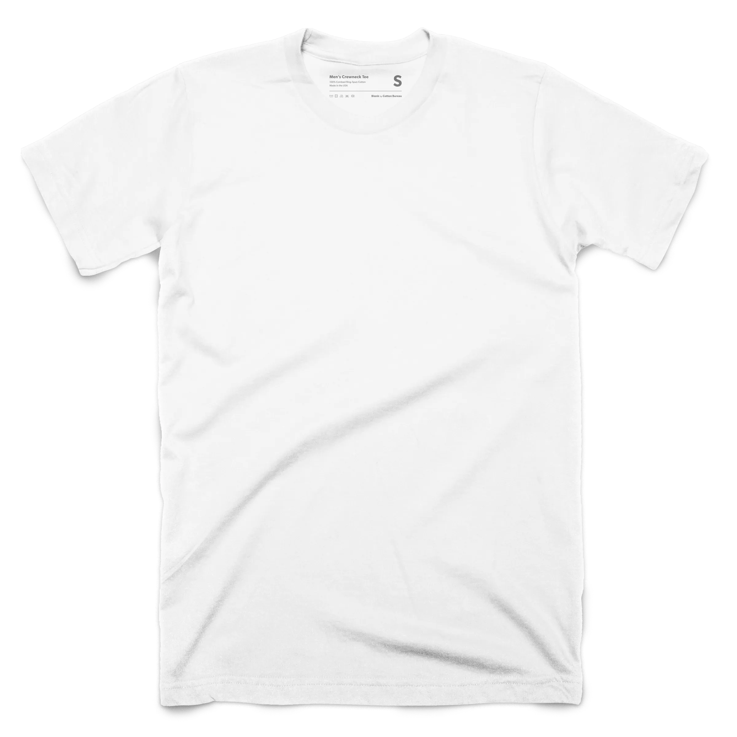 Men's 100% Cotton Premium Tee” graphic tee by Blank by Cotton